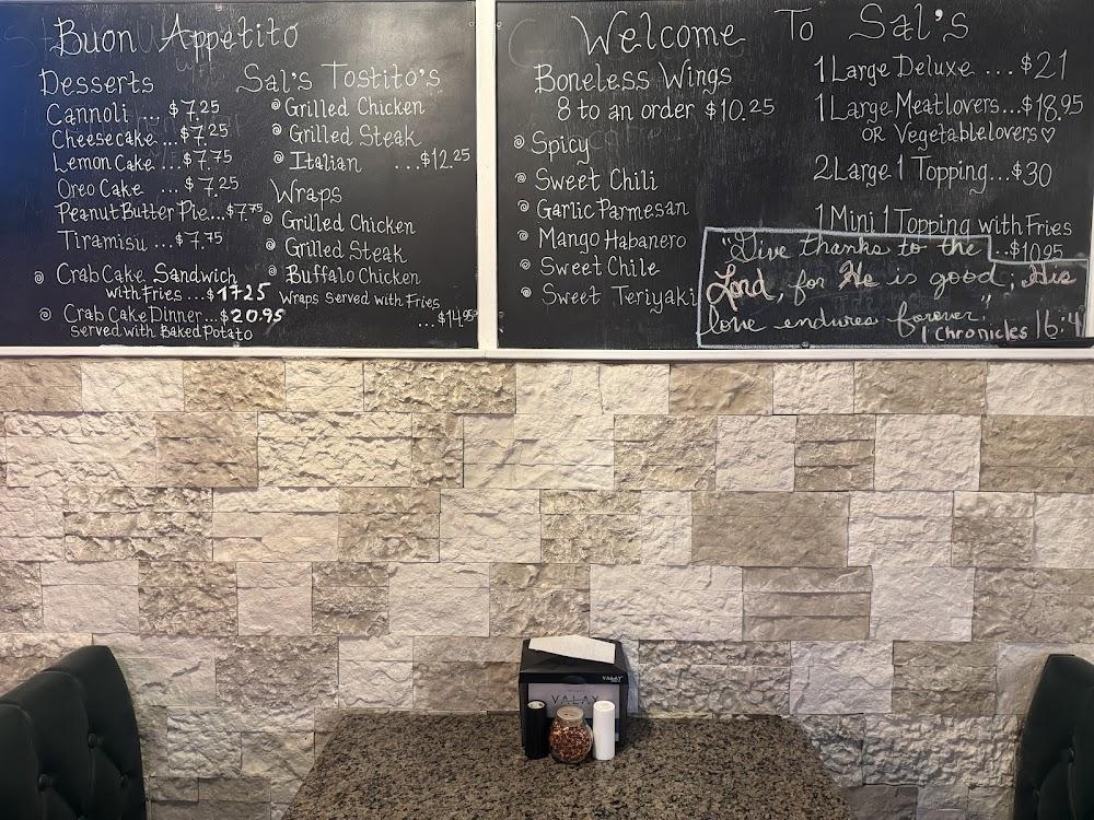 Sal's Italian Restaurant-Grill Menu image 1